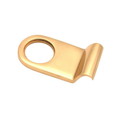 Spira Brass Victorian Cylinder Pull Polished Brass from B&Q