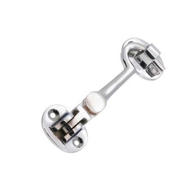 Spira Brass Brass Cabin Hook 3"75mm Polished Chrome from B&Q
