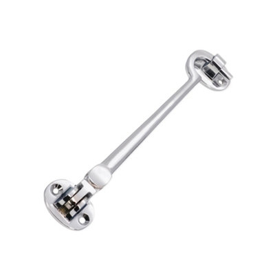 Spira Brass Brass Cabin Hook 6"150mm Polished Chrome from B&Q