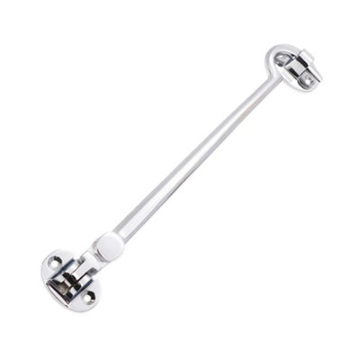 Spira Brass Brass Cabin Hook 8"200mm Polished Chrome from B&Q