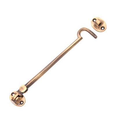 Spira Brass Brass Cabin Hook 8"200mm Antique Brass from B&Q