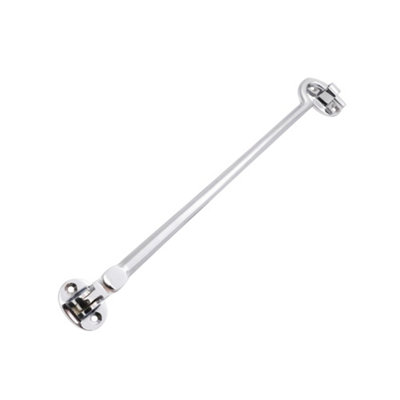 Spira Brass Brass Cabin Hook 10"250mm Polished Chrome from B&Q