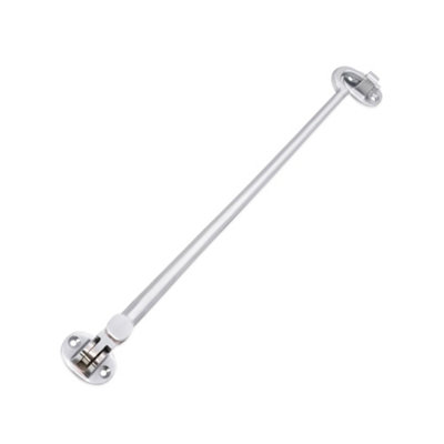 Spira Brass Brass Cabin Hook 12"300mm Satin Chrome from B&Q