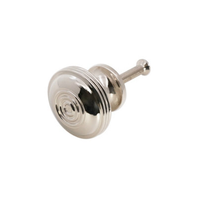 B&Q -  Bloxwich Large 40mm Cupboard Polished Nickel