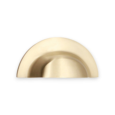 Spira Brass Slim Cup Handle Large - Satin Brass - Gold - Image 4