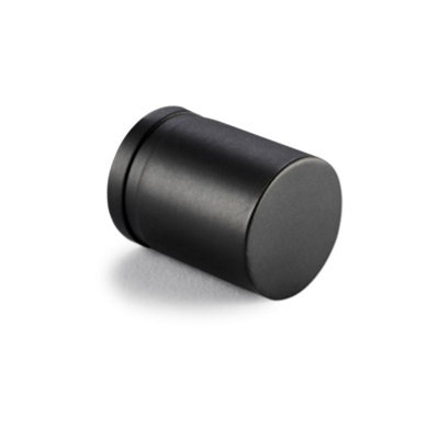 Spira Brass Grey Cylinder Cupboard Pull Gunmetal