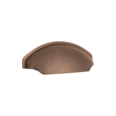 B&Q -  Tulip Drawer Cup Pull Aged Bronze