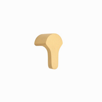 B&Q -  Tulip Drop Pull Satin Brass