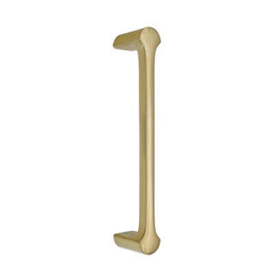 B&Q -  Tulip Pull Handle 165mm Polished Brass