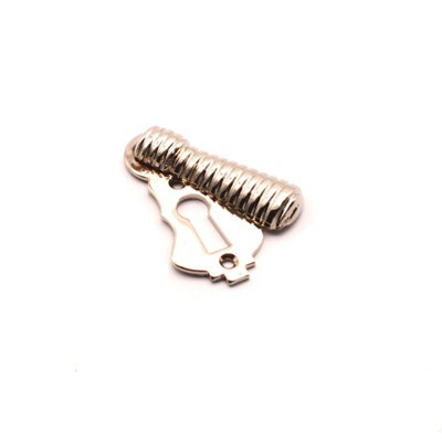 Spira Brass Beehive Escutcheon Polished Nickel from B&Q