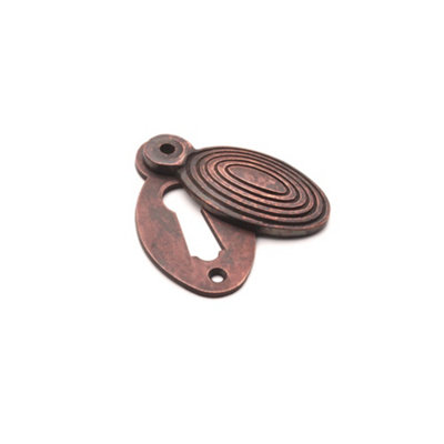 Spira Brass Oval Beehive Escutcheon Aged Bronze - Image 4