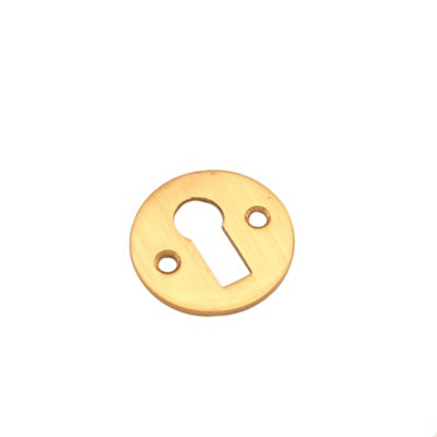 Spira Brass Victorian Key Hole Open Satin Brass from B&Q