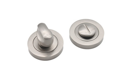 B&Q -  Standard Turn & Release Satin Nickel