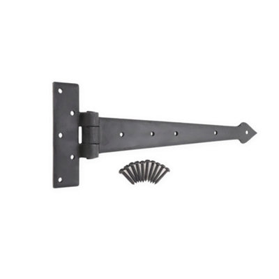 B&Q -  THinges Arrow End Beeswax 12" 300mm