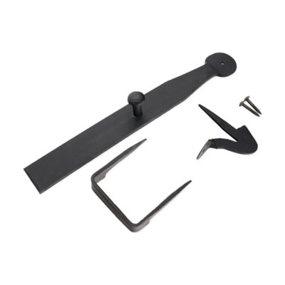 B&Q -  Iron Door Latch SetBeeswax
