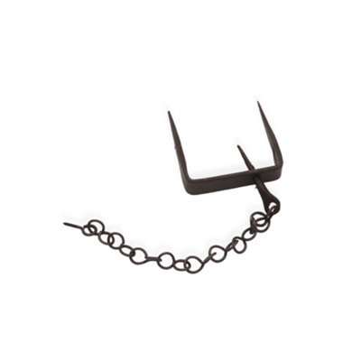 B&Q -  Iron Locking Staple Pin Beeswax