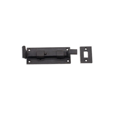 B&Q -  Cranked Flush Bolt 4"100mm Beeswax