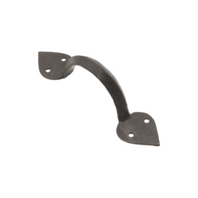 B&Q -  Iron Door Handle Arrow End 6"150mm Beeswax