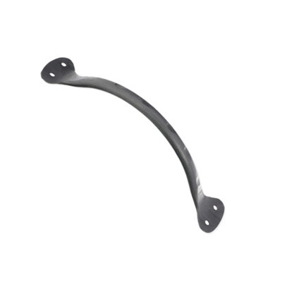 B&Q -  Hammered Pull Handle Large Matt Black