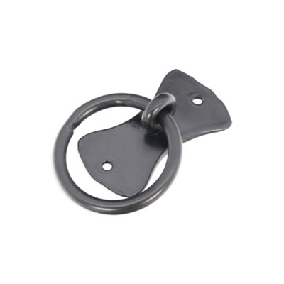 B&Q -  Flutur Ring Drop Pull Matt Black