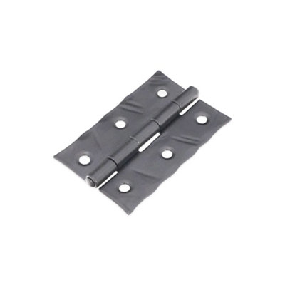 B&Q -  Spike Butt Hinges Medium Matt Black