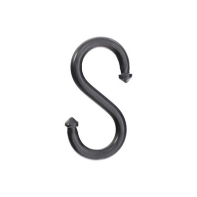 B&Q -  S- Hook Small Matt Black Finish