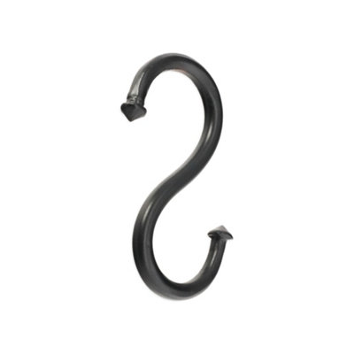 B&Q -  S- Hook Large Matt Black Finish