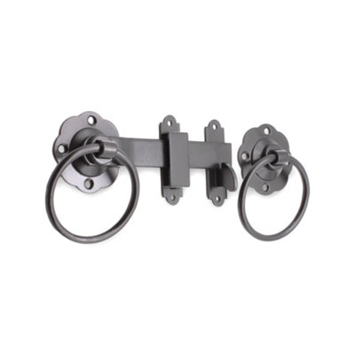 B&Q -  Ring Gate LatchPlain Black