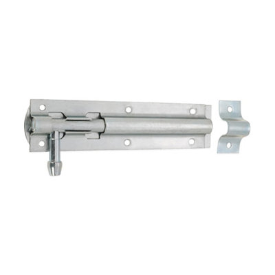 B&Q -  Iron Barrel BoltStraight 6" Zinc