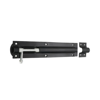B&Q -  Iron Barrel BoltStraight 8" Black