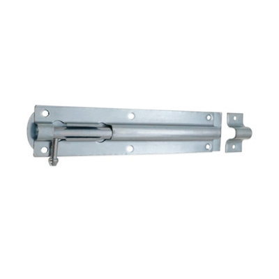 B&Q -  Iron Barrel BoltStraight 8" Zinc