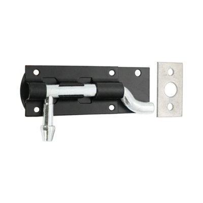 B&Q -  Iron Barrel BoltNecked 4" Black