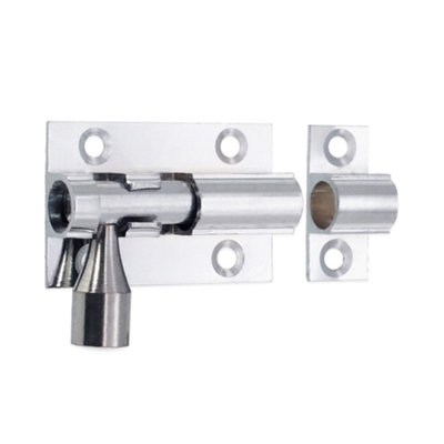 Spira Brass Brass Barrel Bolt 38mm Polished Chrome from B&Q