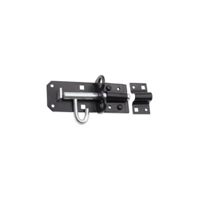 B&Q -  Iron Brenton Bolt 4" Black