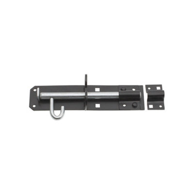 B&Q -  Iron Brenton Bolt 6" Black