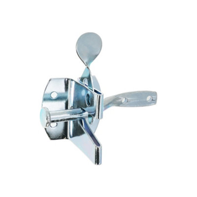B&Q -  Iron Auto Gate Latch Zinc