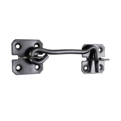 B&Q -  Iron Cabin Hook Black 4"100mm