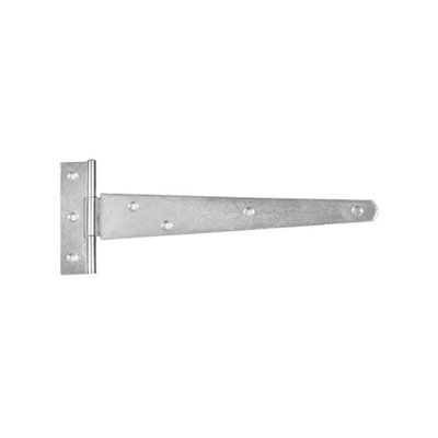 B&Q -  Iron Tee Hinge (1)Standard 8"200mm Zinc