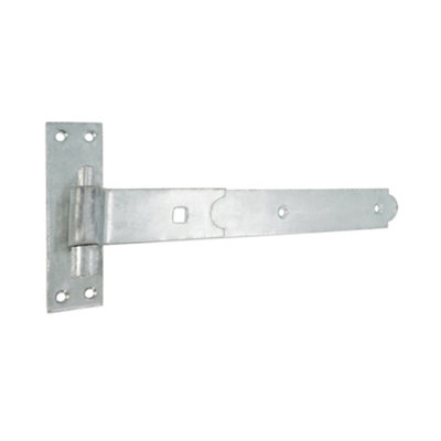 B&Q -  Hook And Band Hinge (2)- Straight 12"300mm Zinc