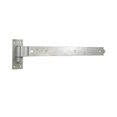 B&Q -  Hook And Band Hinge (2)- Cranked 24"600mm Zinc