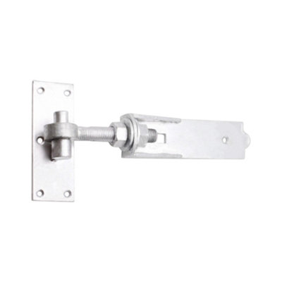 Spira Brass Hook And Band Hinge (2)- Adjustable 8"200mm Zinc from B&Q