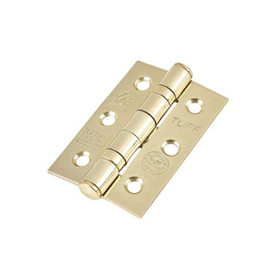 Spira Brass Ce7 Mild Steel Bb Butt HingeElectro Brass from B&Q