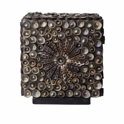 Serenityy Boho Sea Shell LampChocolate Twist Square15Cm from B&Q