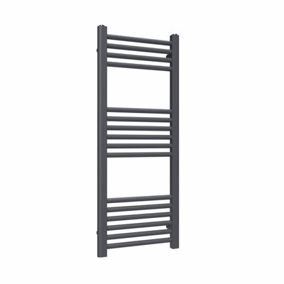 Lux Heat Anthracite Grey Ladder Towel Radiator 1000mm (H) X 400mm (W) from B&Q