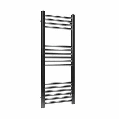 Lux Heat Chrome Ladder Towel Radiator 1000mm (H) X 400mm (W) from B&Q