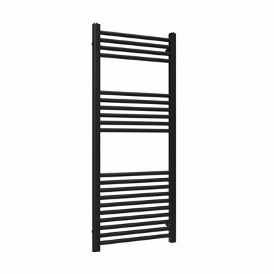 B&Q -  Black Ladder Towel Radiator 1200mm (H) X 500mm (W) - Image 3