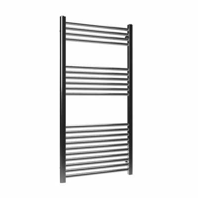Lux Heat Chrome Ladder Towel Radiator 1200mm (H) X 600mm (W) from B&Q