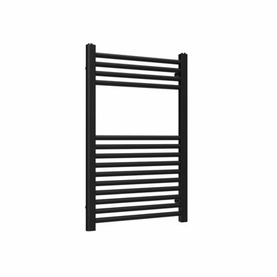 B&Q -  Black Ladder Towel Radiator 800mm (H) X 500mm (W)