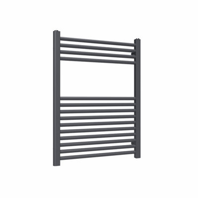 Lux Heat Anthracite Grey Ladder Towel Radiator 800mm (H) X 600mm (W) from B&Q