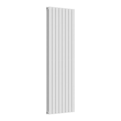 B&Q -  White Flat Vertical Double Panel Designer Radiator 1600mm (H) X 560mm (W)